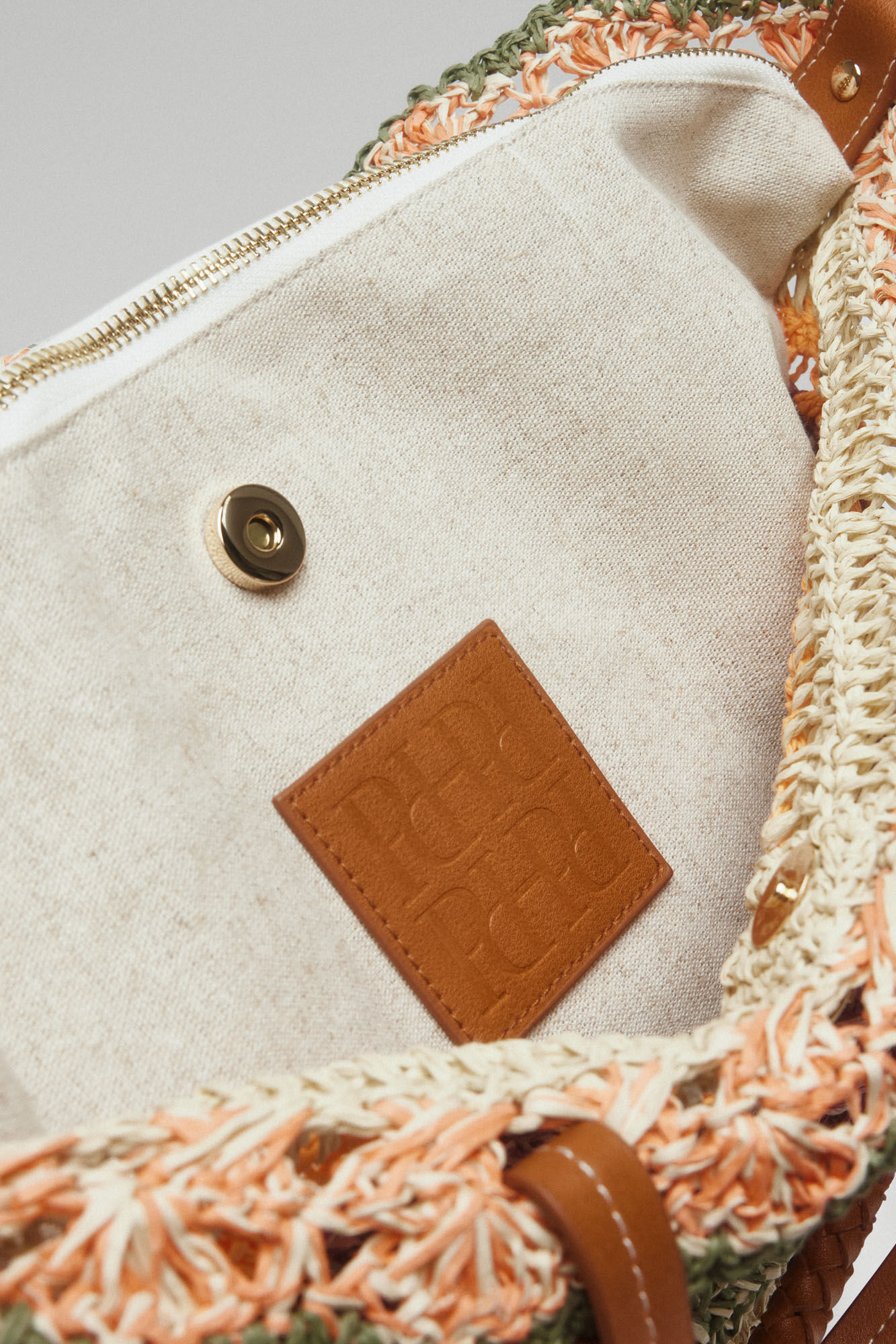 Pedro del Hierro Bolso shopper rafia multicolor Varios