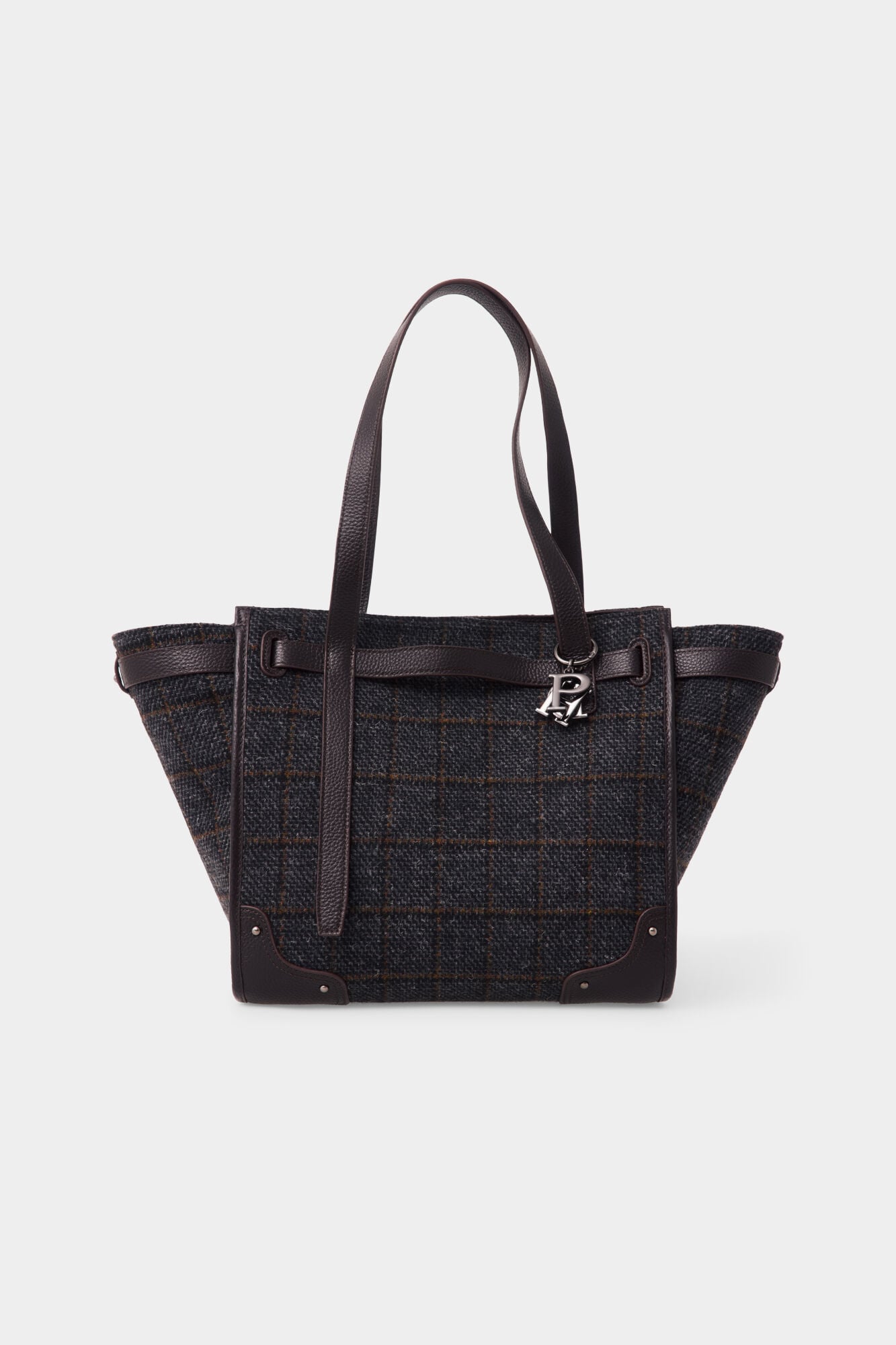 Pedro del Hierro Plaid shopper bag