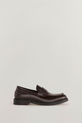 Pedro del Hierro Leather dress loafer Brown