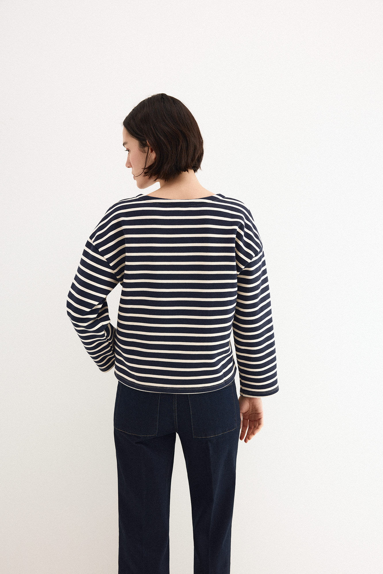 Pedro del Hierro Striped pdh logo sweatshirt Blue