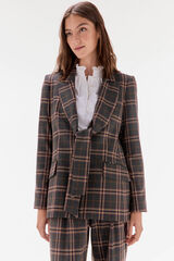 TFP by Tamara Falcó Checked blazer Grey