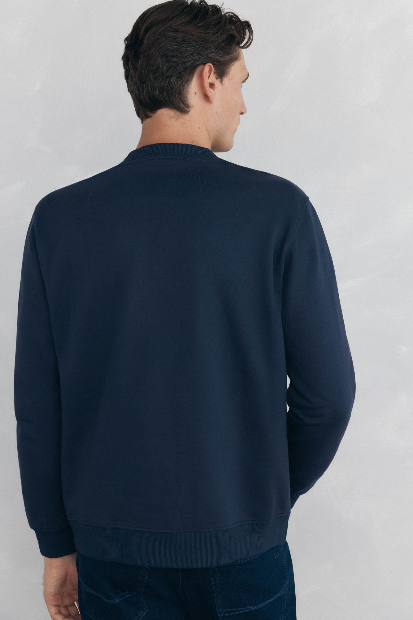 Pedro del Hierro Logo sweatshirt Blue