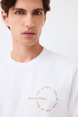 Pedro del Hierro Camiseta logo Blanco