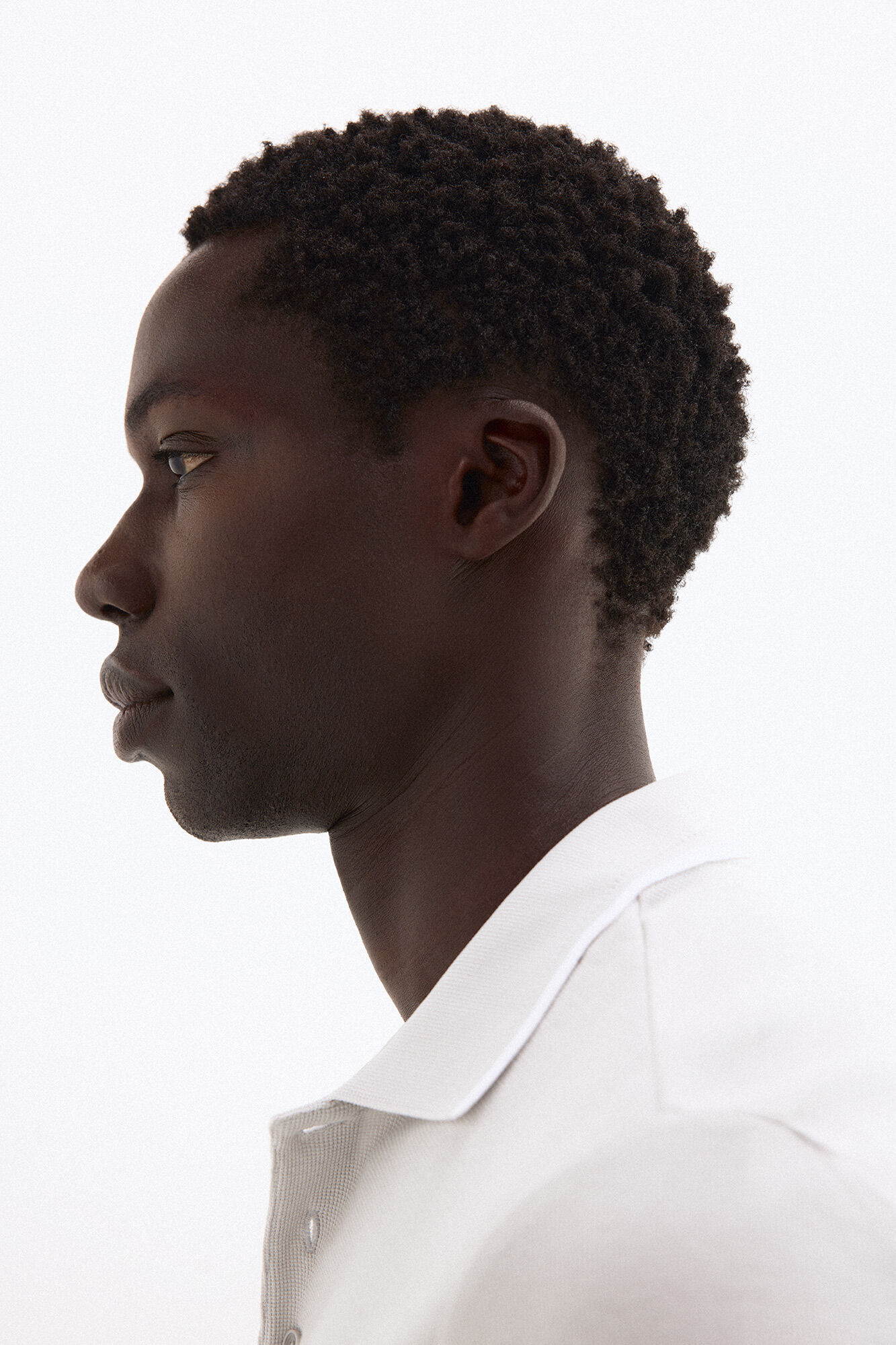 Pedro del Hierro Polo com textura Cizento