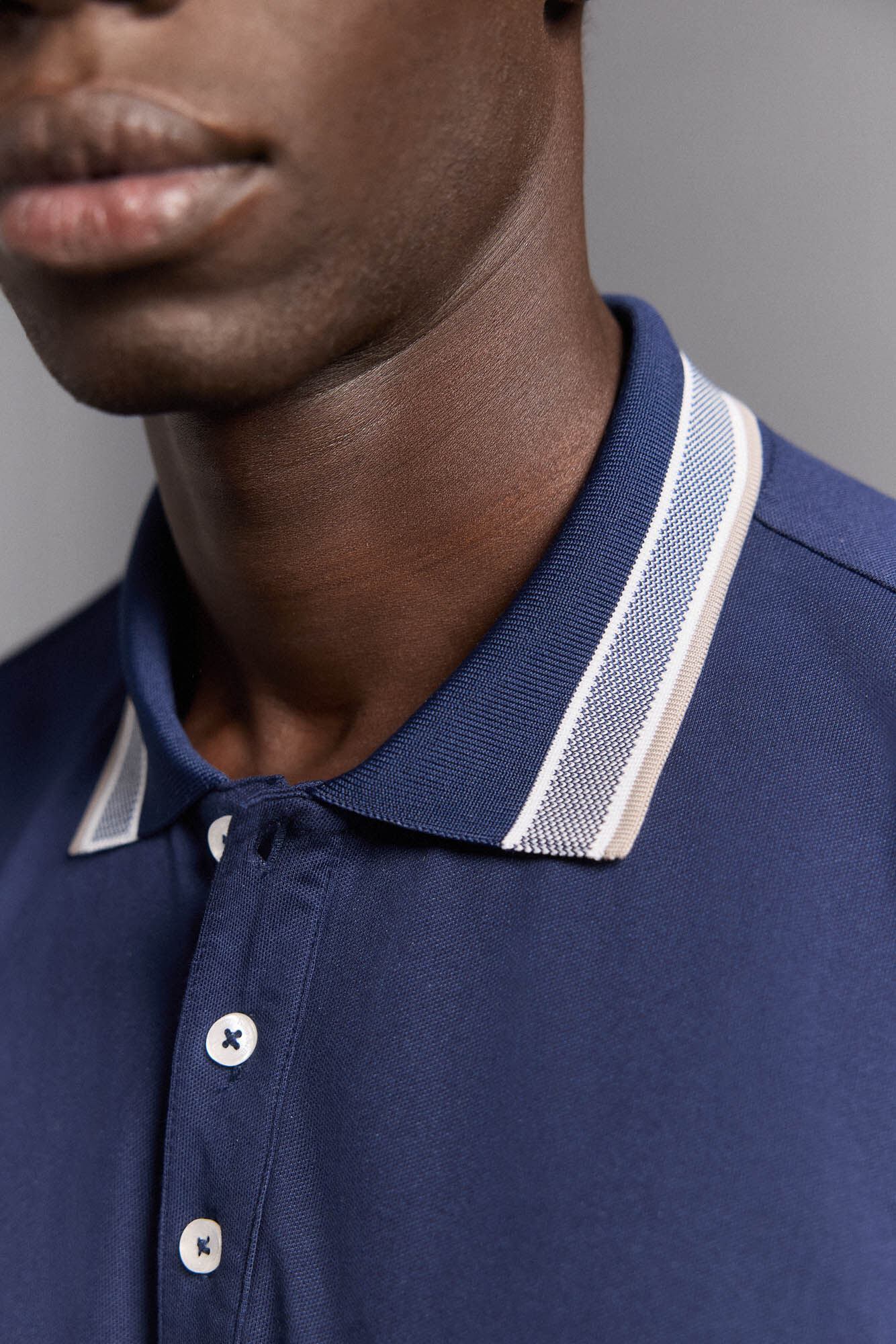 Pedro del Hierro Plain golf polo Blue