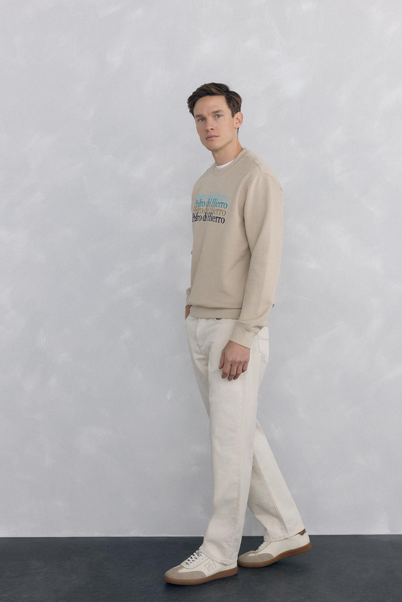 Pedro del Hierro Logo crew neck sweatshirt