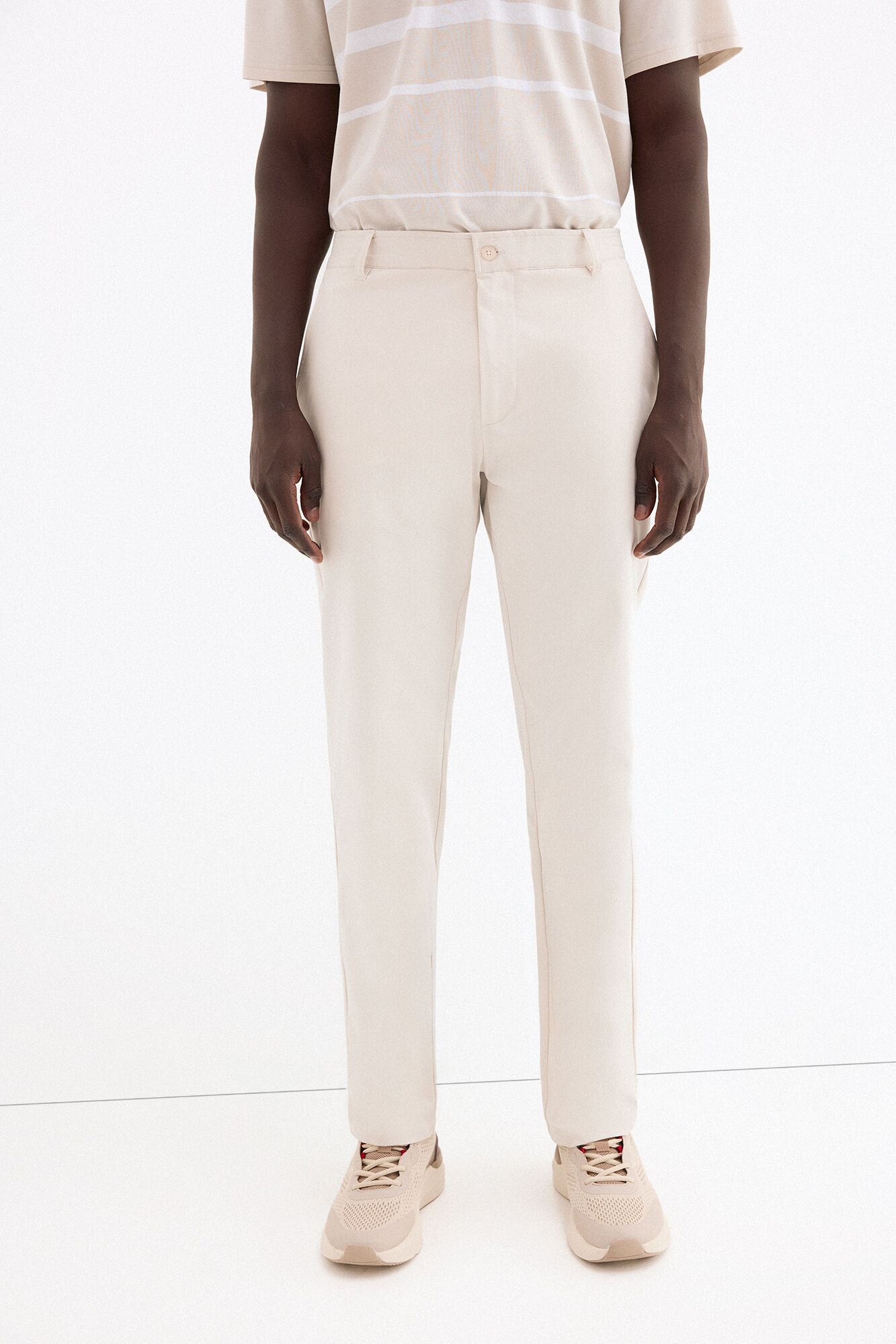 Pedro del Hierro Long golf trousers Beige