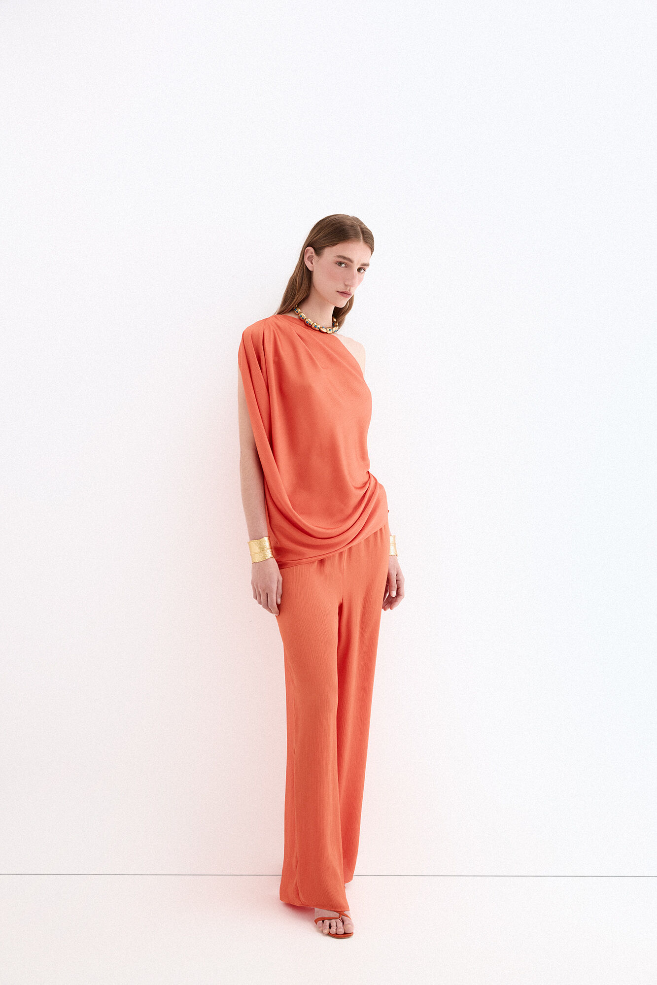 Pedro del Hierro Pantal&oacute;n recto Naranja