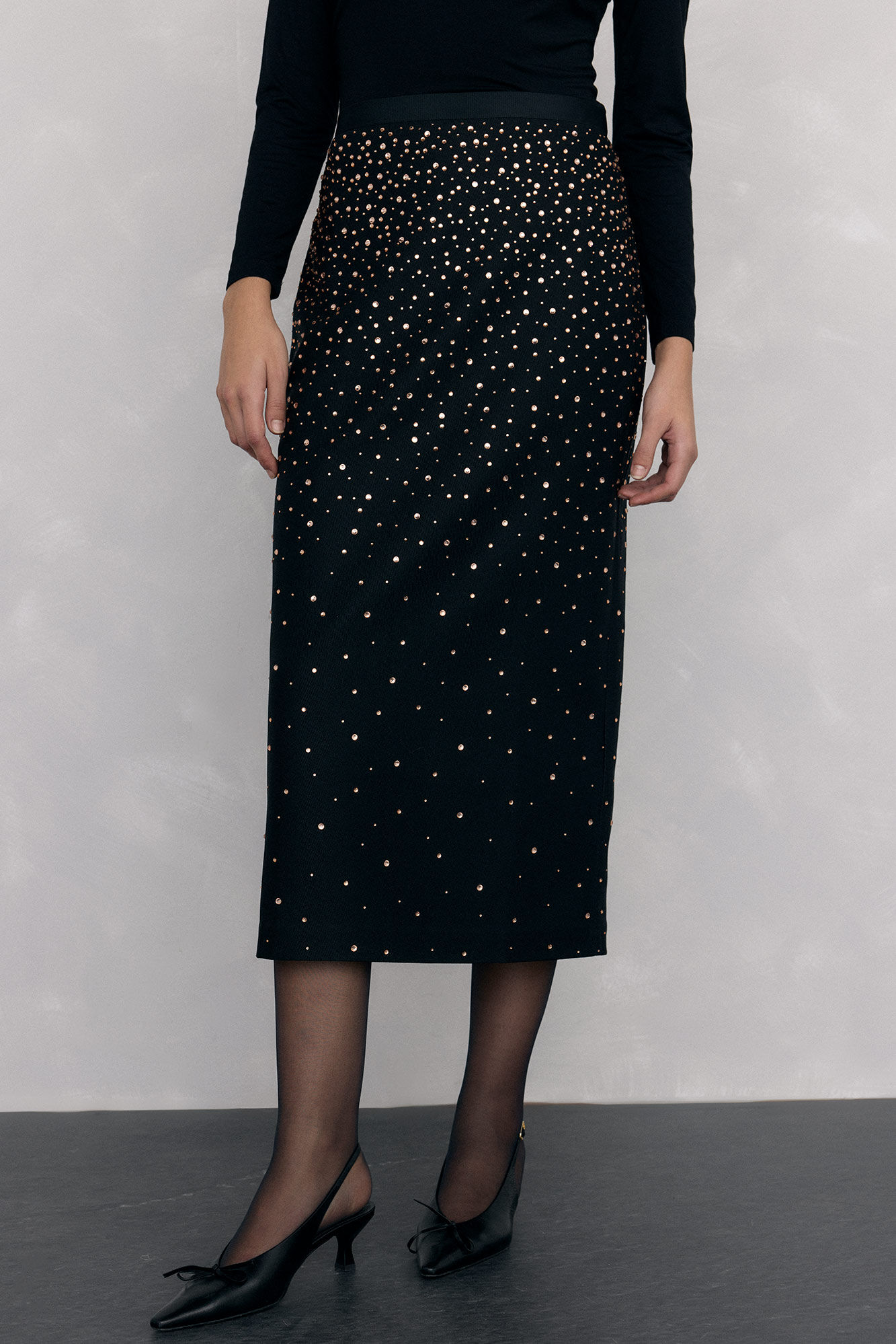 Pedro del Hierro Pencil skirt in fantasy fabric