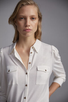 Pedro del Hierro Jersey shirt Beige