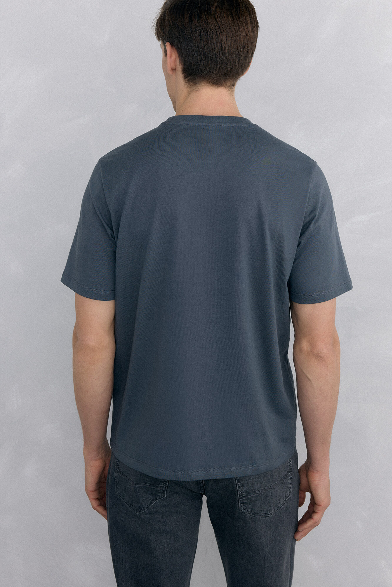 Pedro del Hierro Camiseta b&aacute;sica Gris