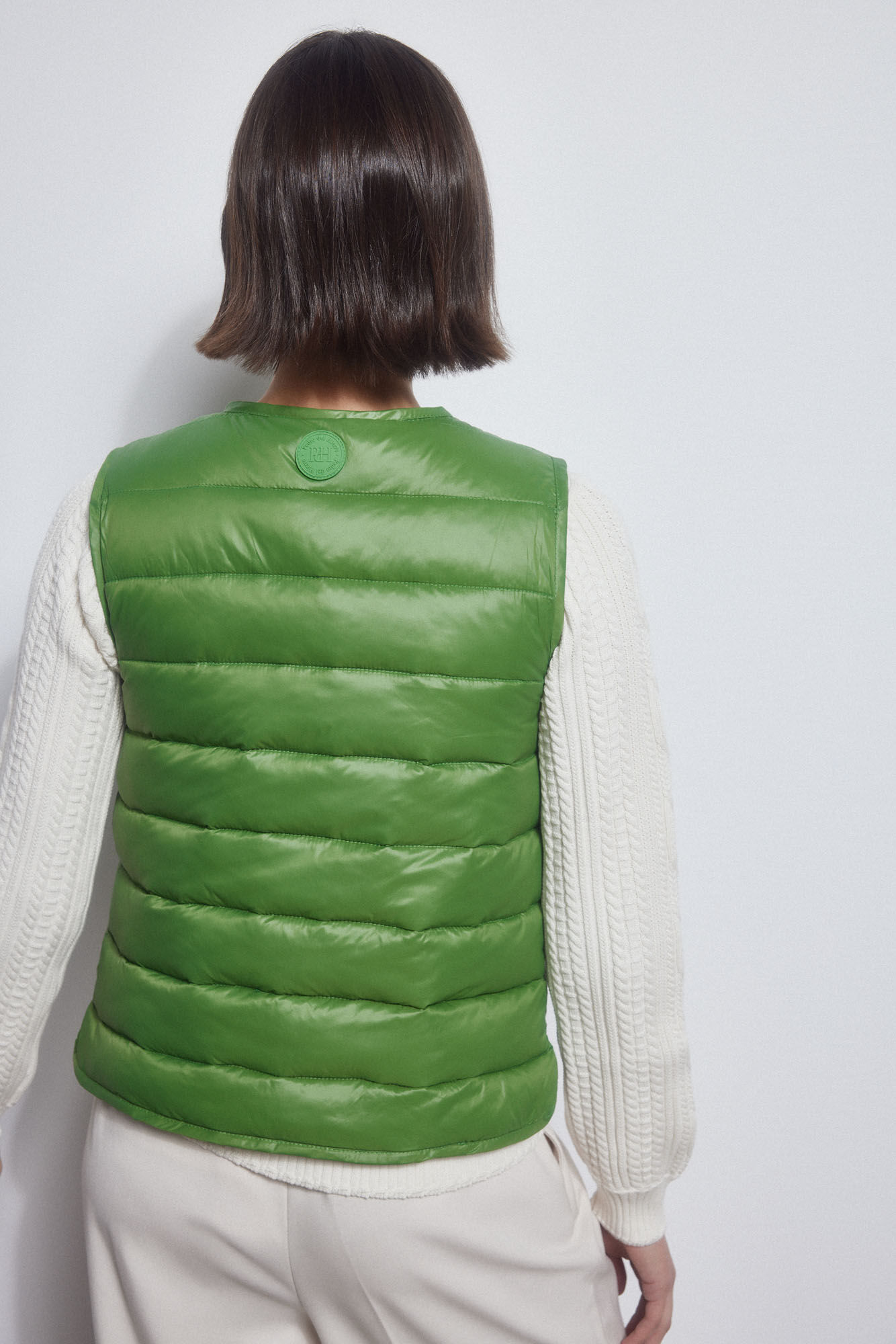 Pedro del Hierro Chaleco corto Verde