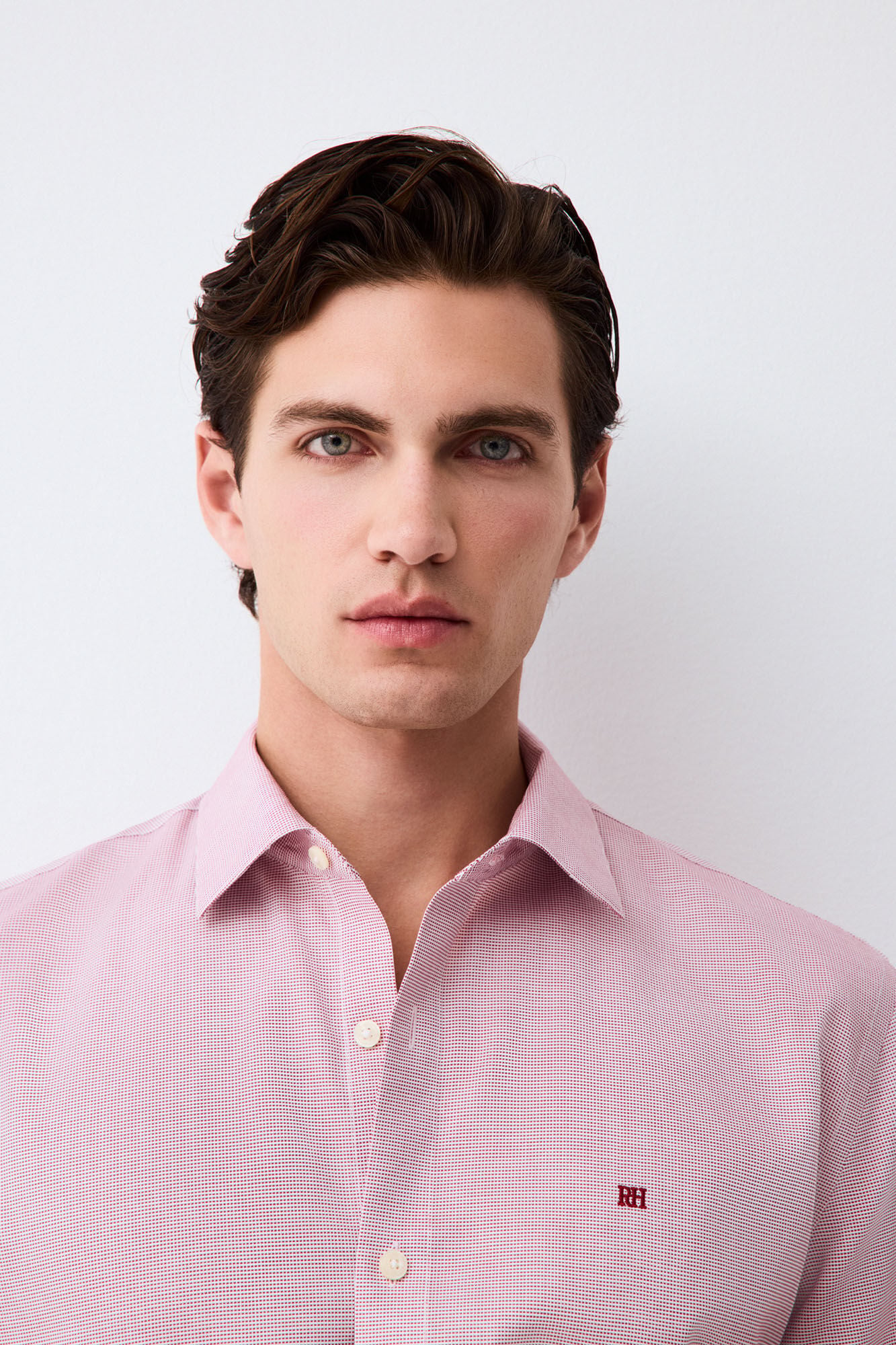 Pedro del Hierro Camisa vestir estructura non iron + antimanchas slim fit