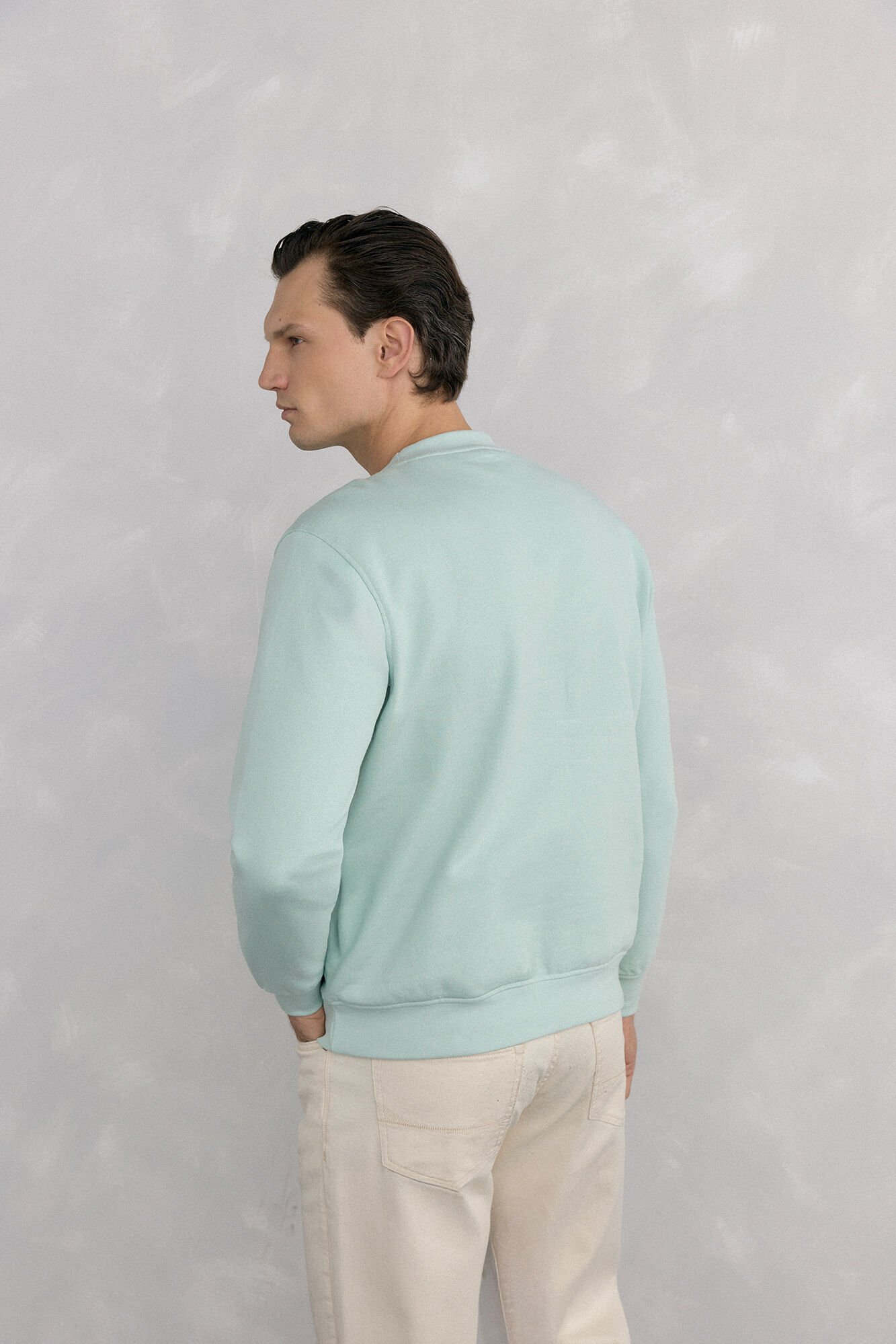 Pedro del Hierro Crew neck sweatshirt Green