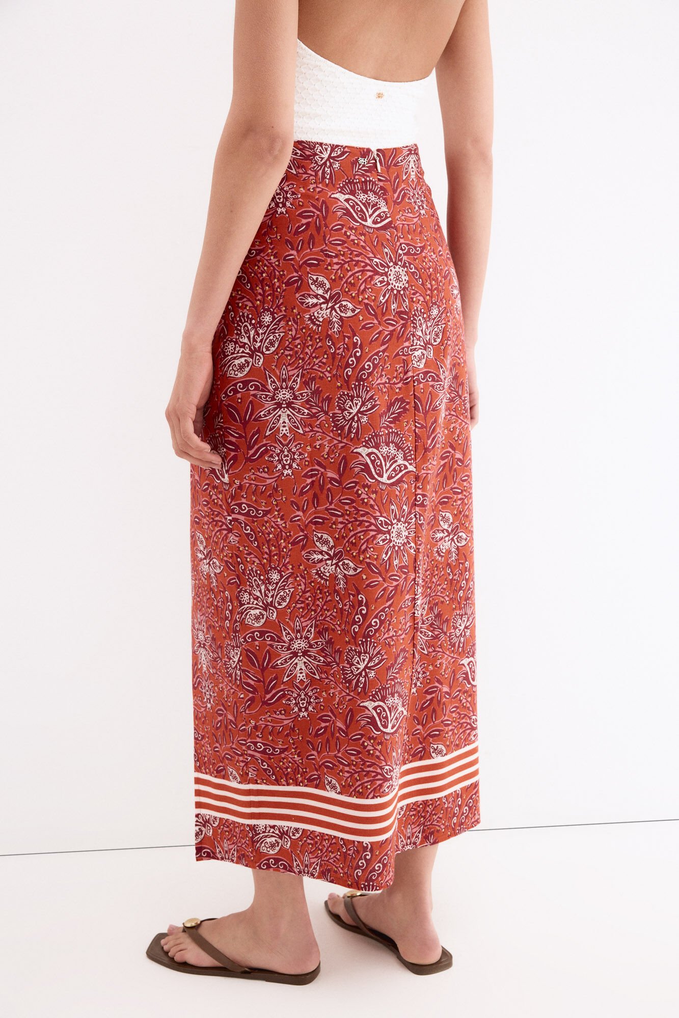 Pedro del Hierro Sarong skirt Pink