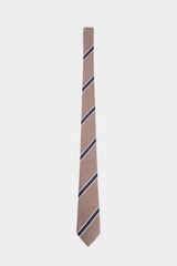 Pedro del Hierro Natural silk tie Beige