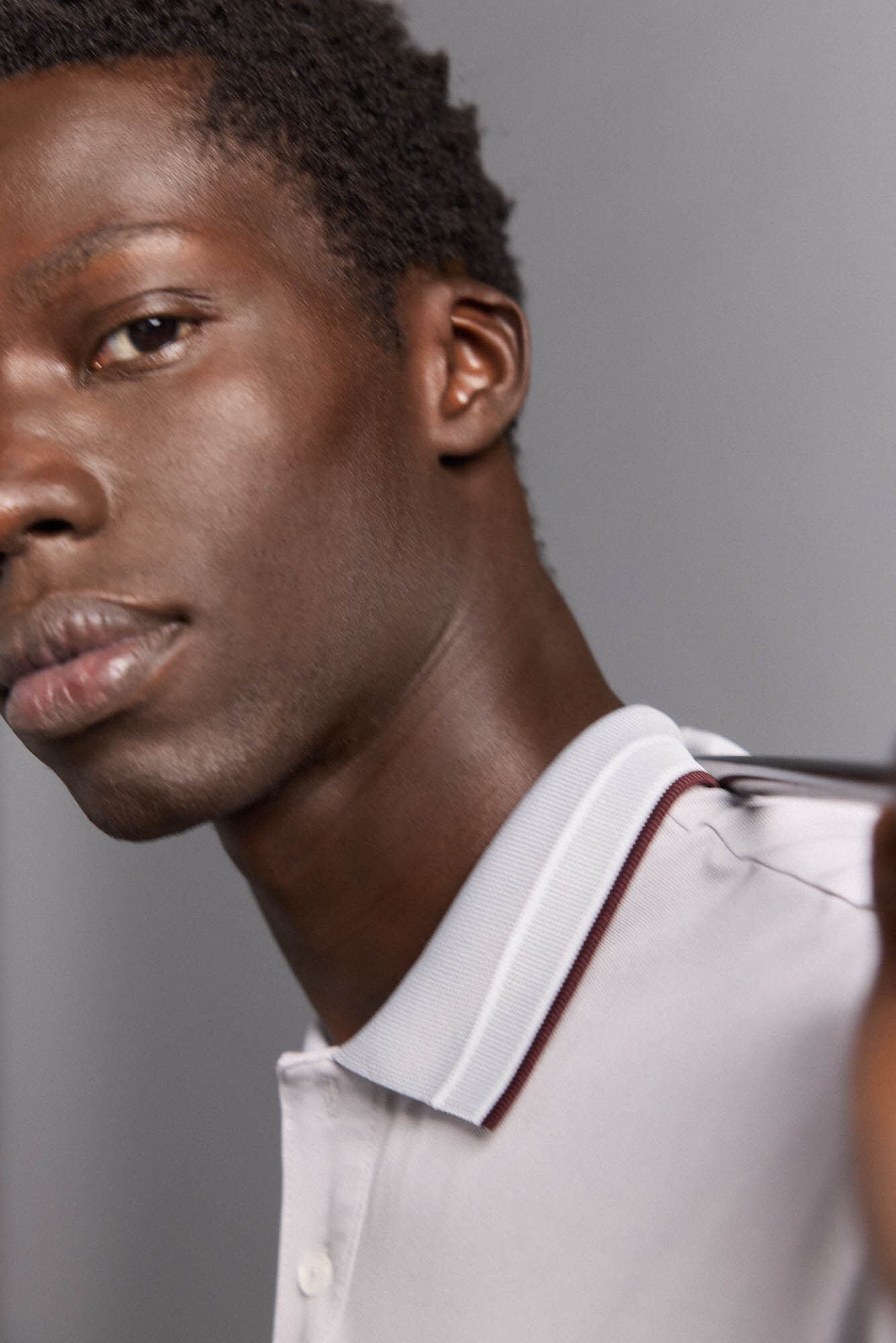 Pedro del Hierro Plain golf polo Grey