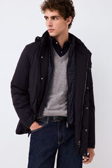 Pedro del Hierro Parka comprida t&eacute;cnica Azul