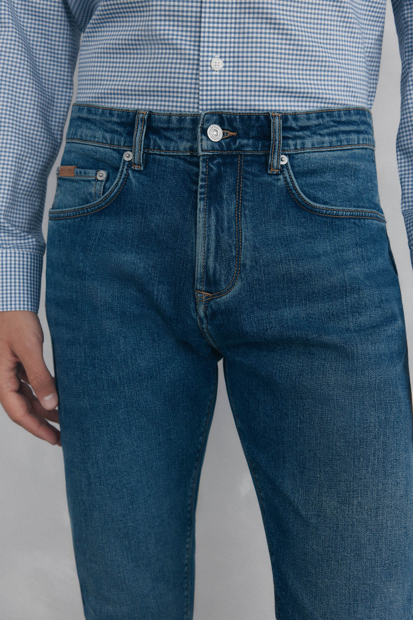 Pedro del Hierro Pantal&oacute;n vaquero premium flex slim fit Azul