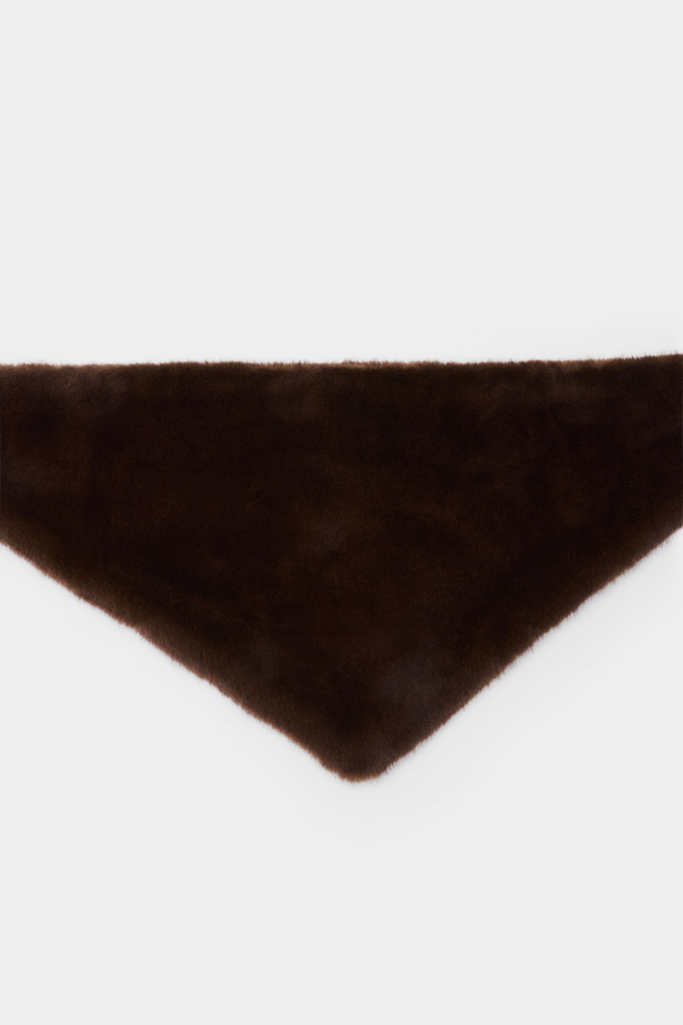 Pedro del Hierro V-neck faux fur Brown