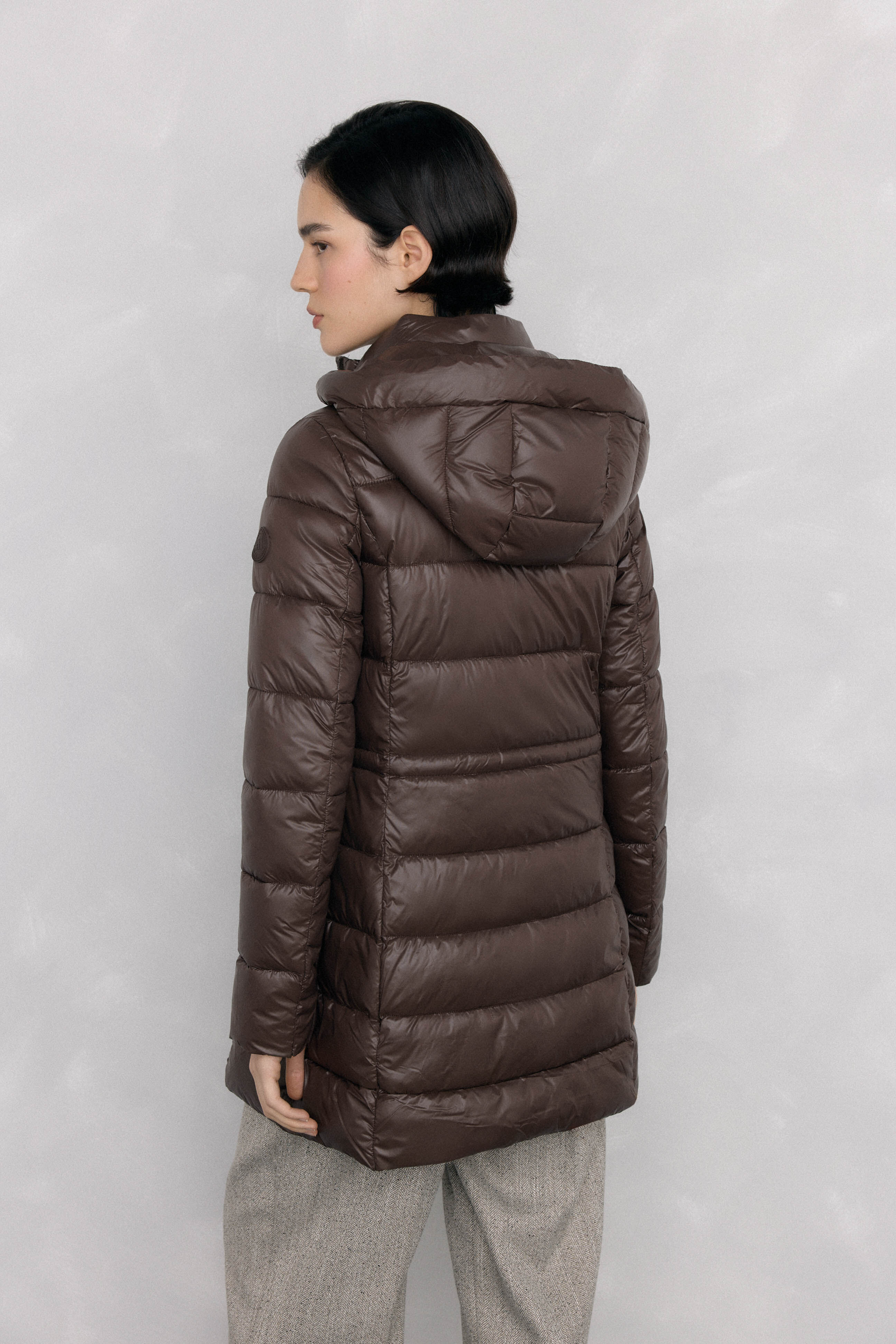 Pedro del Hierro Parka acolchoada capuz Marrom