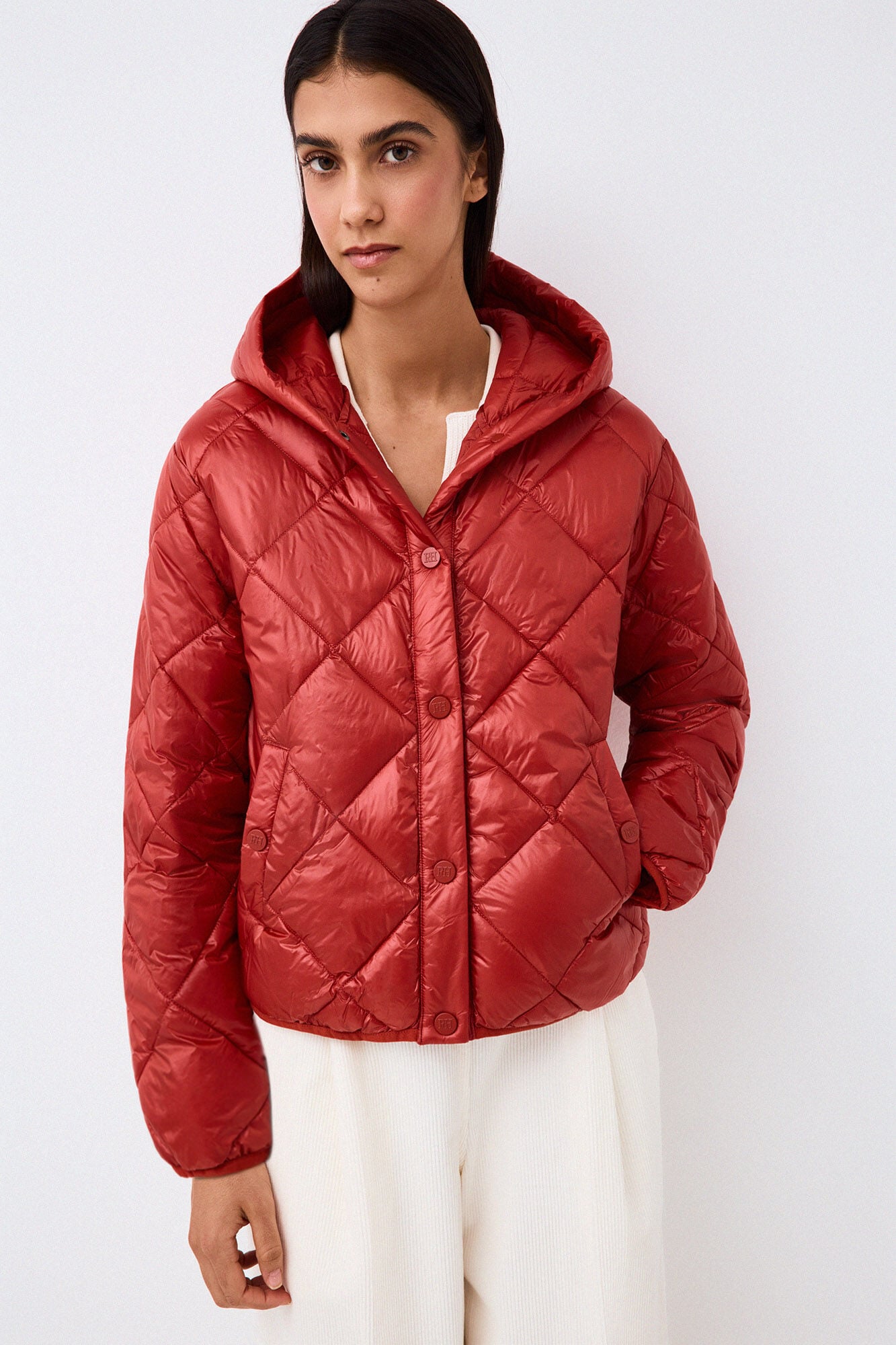 Pedro del Hierro Short hooded parka