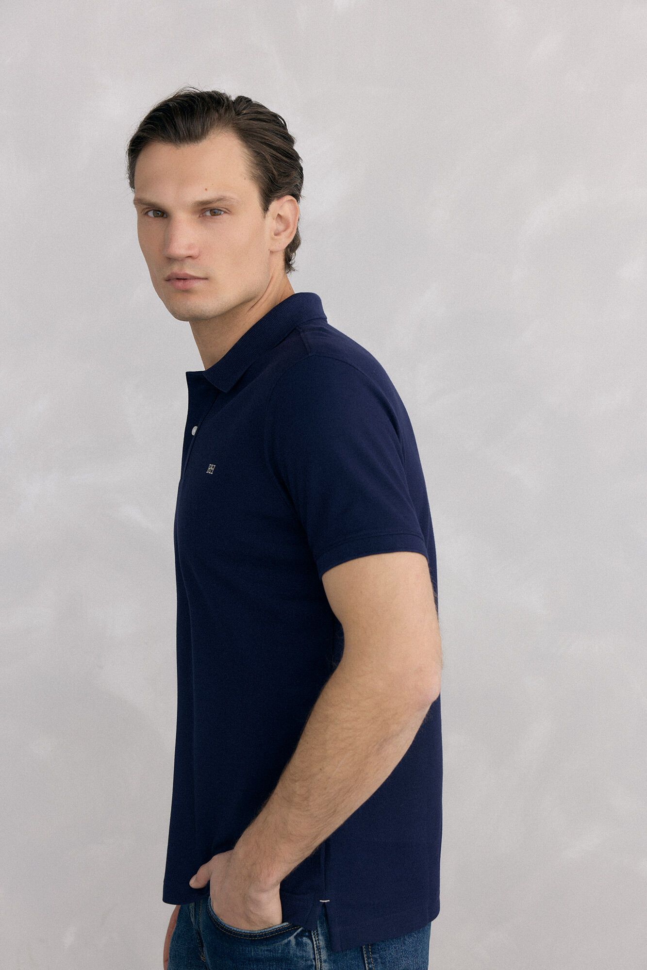 Pedro del Hierro Basic piqu&eacute; polo shirt