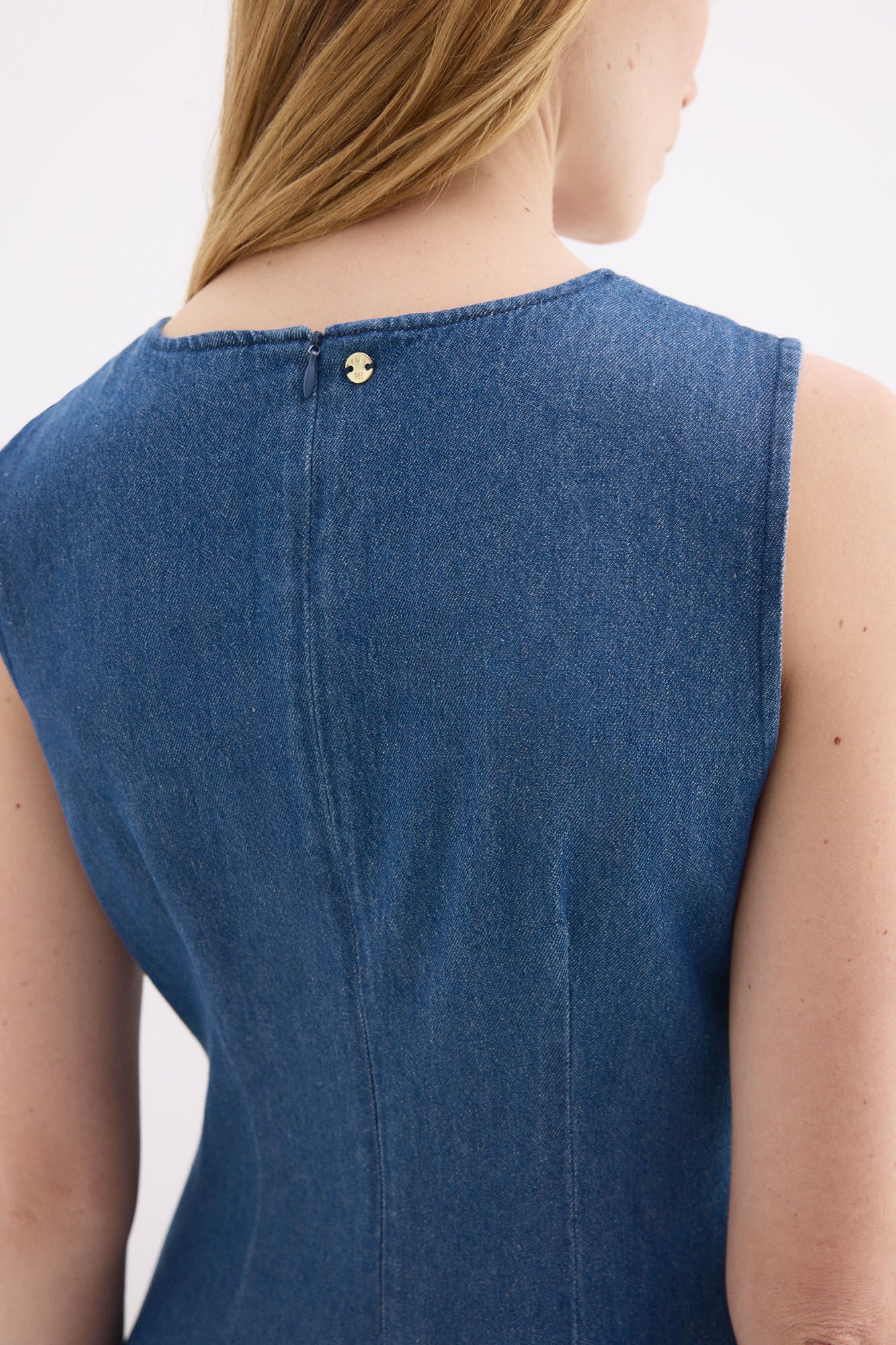 Pedro del Hierro Denim dress Blue