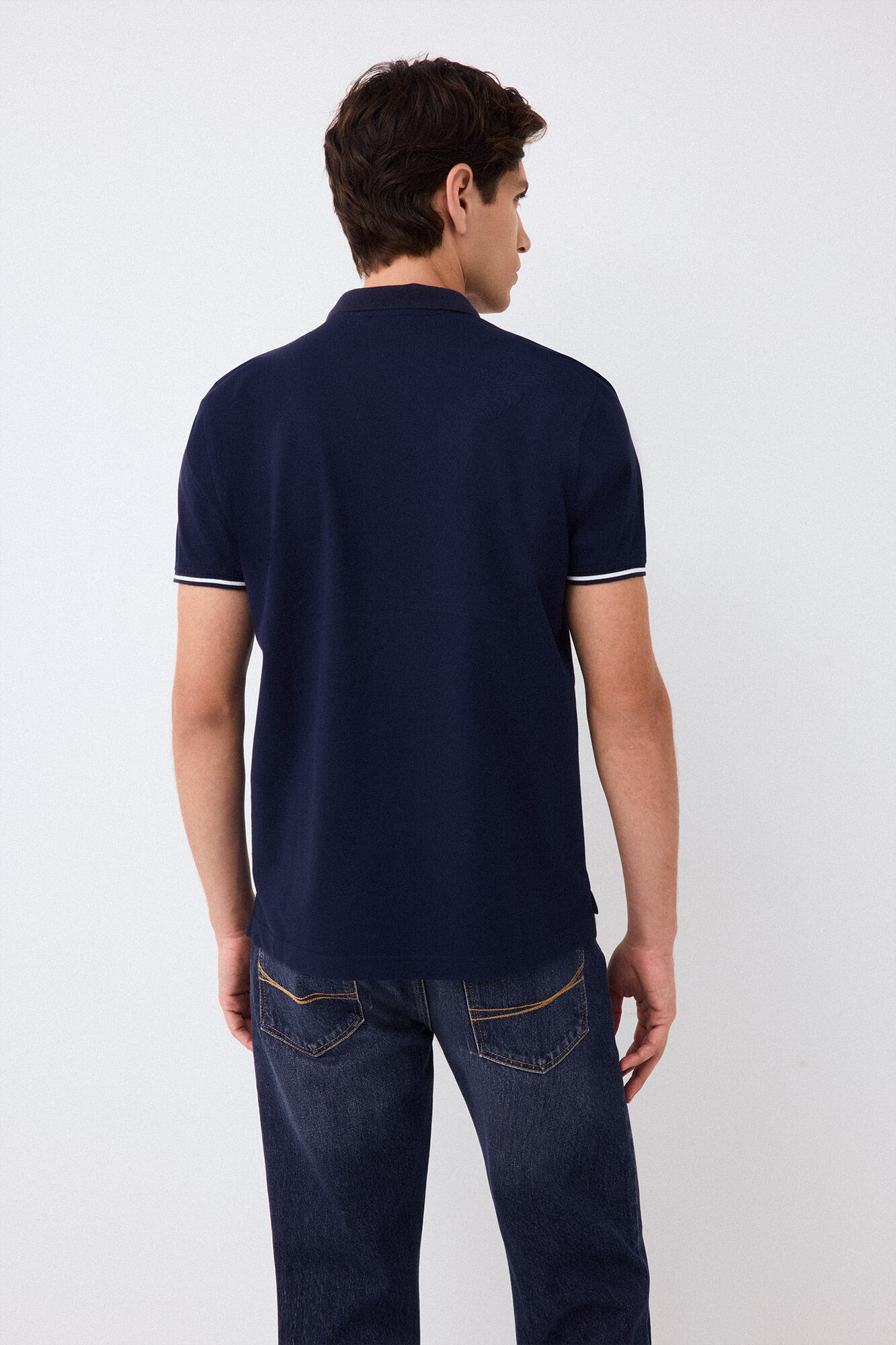 Pedro del Hierro Polo fantasy cuff Blue