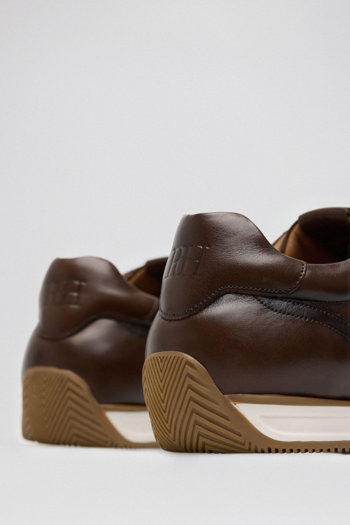 Pedro del Hierro New icon rubber sole trainer  Brown