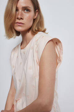 Pedro del Hierro Embroidered t-shirt Pink