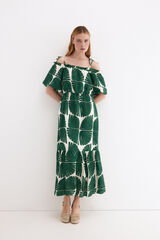 Pedro del Hierro Printed dress Green