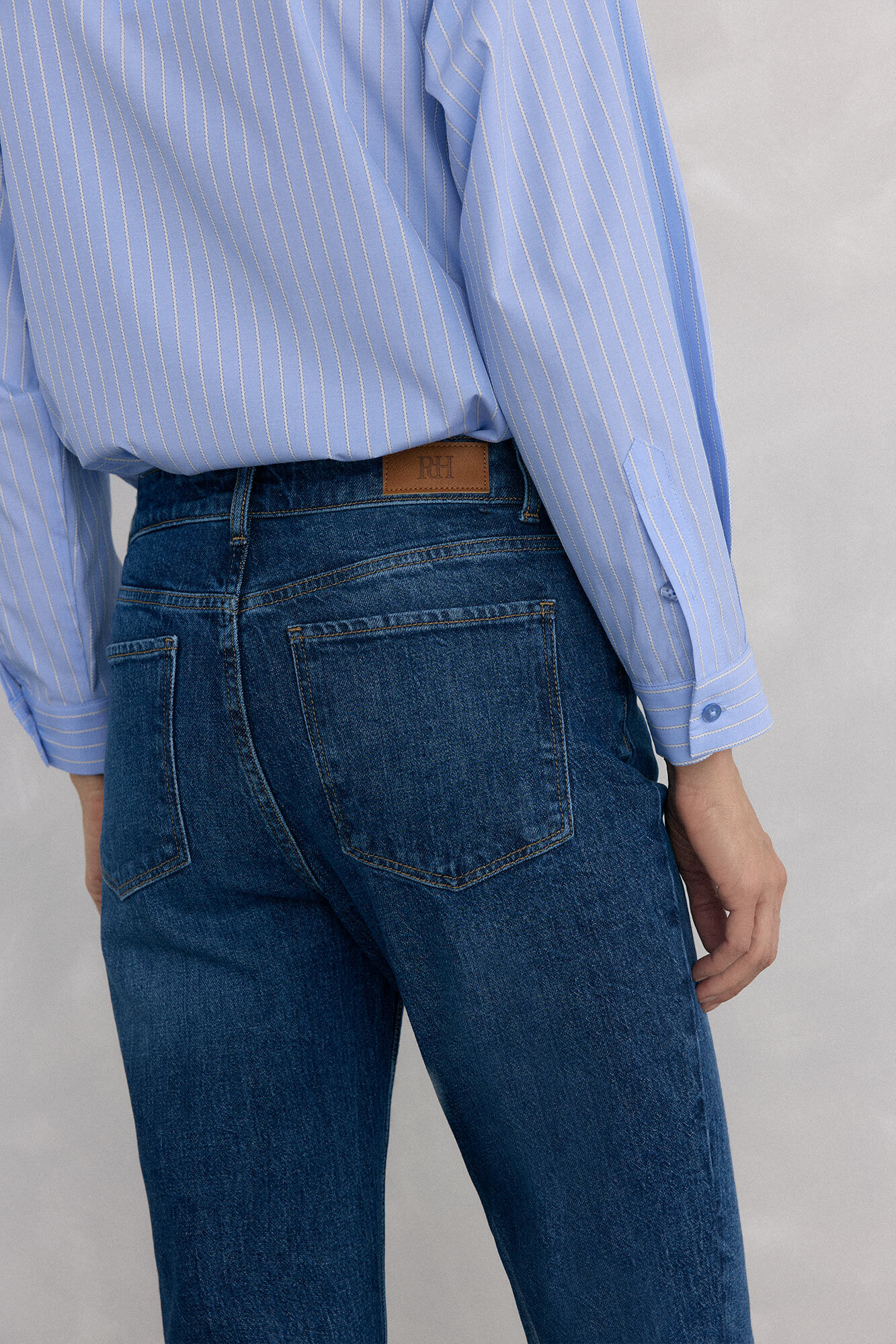 Pedro del Hierro Jeans straight basic Blue