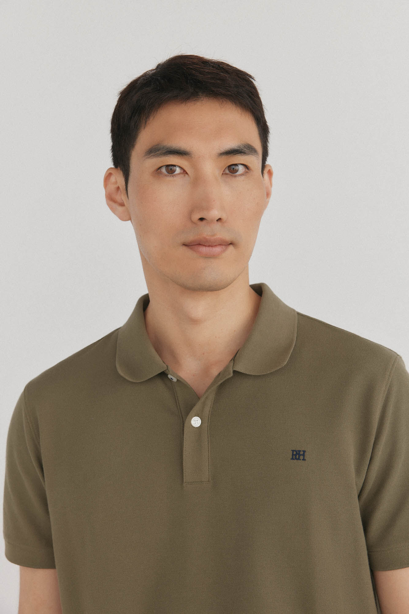 Pedro del Hierro Essential slim polo shirt Green