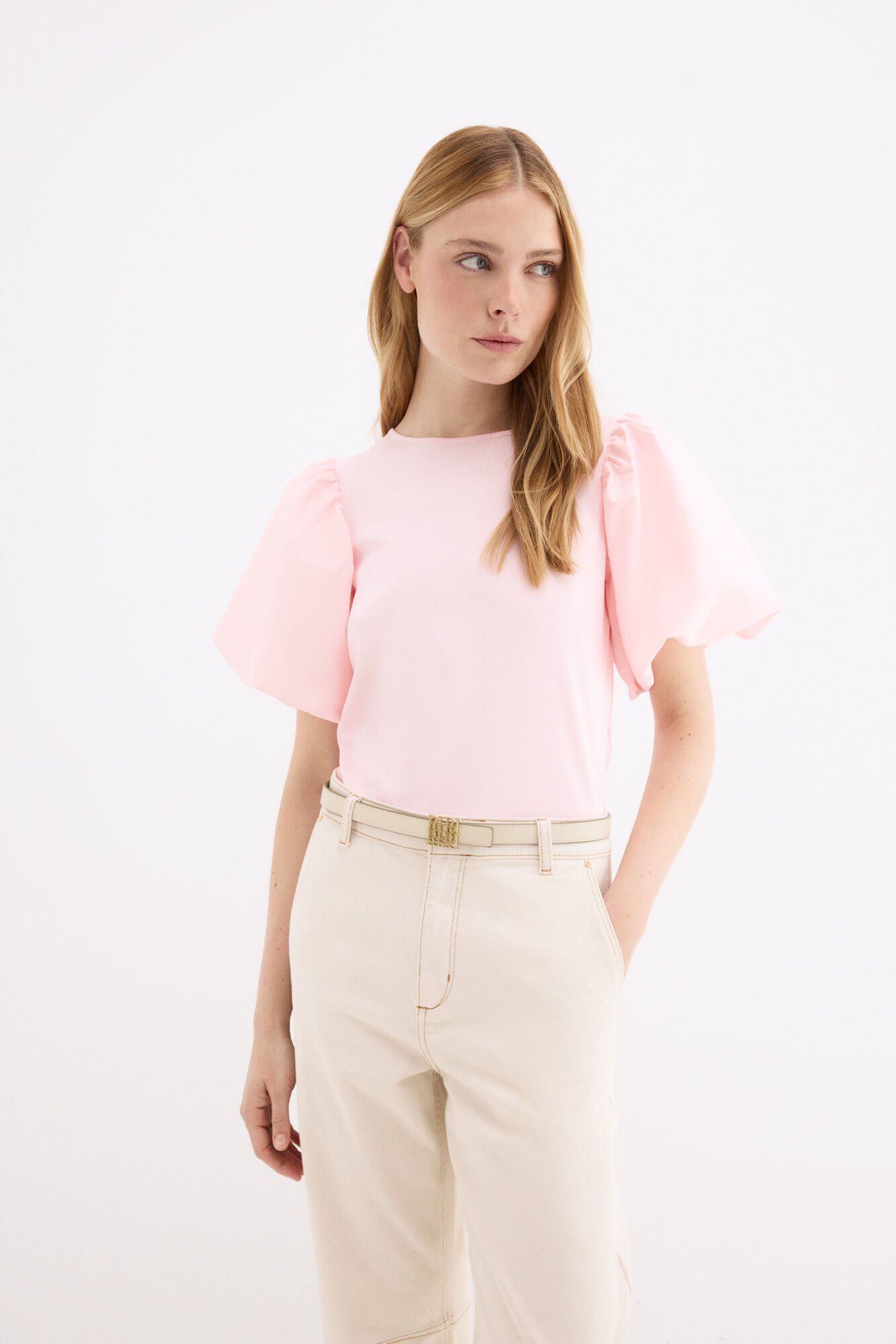 Pedro del Hierro Puffed sleeve T-shirt