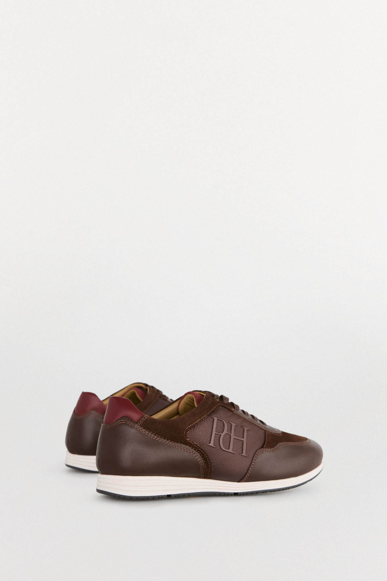 Pedro del Hierro Icon rubber sole trainer  Brown