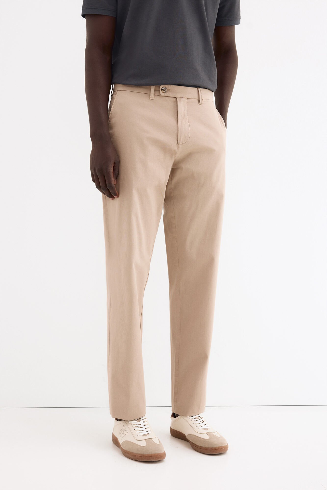 Pedro del Hierro Regular fit textured chinos