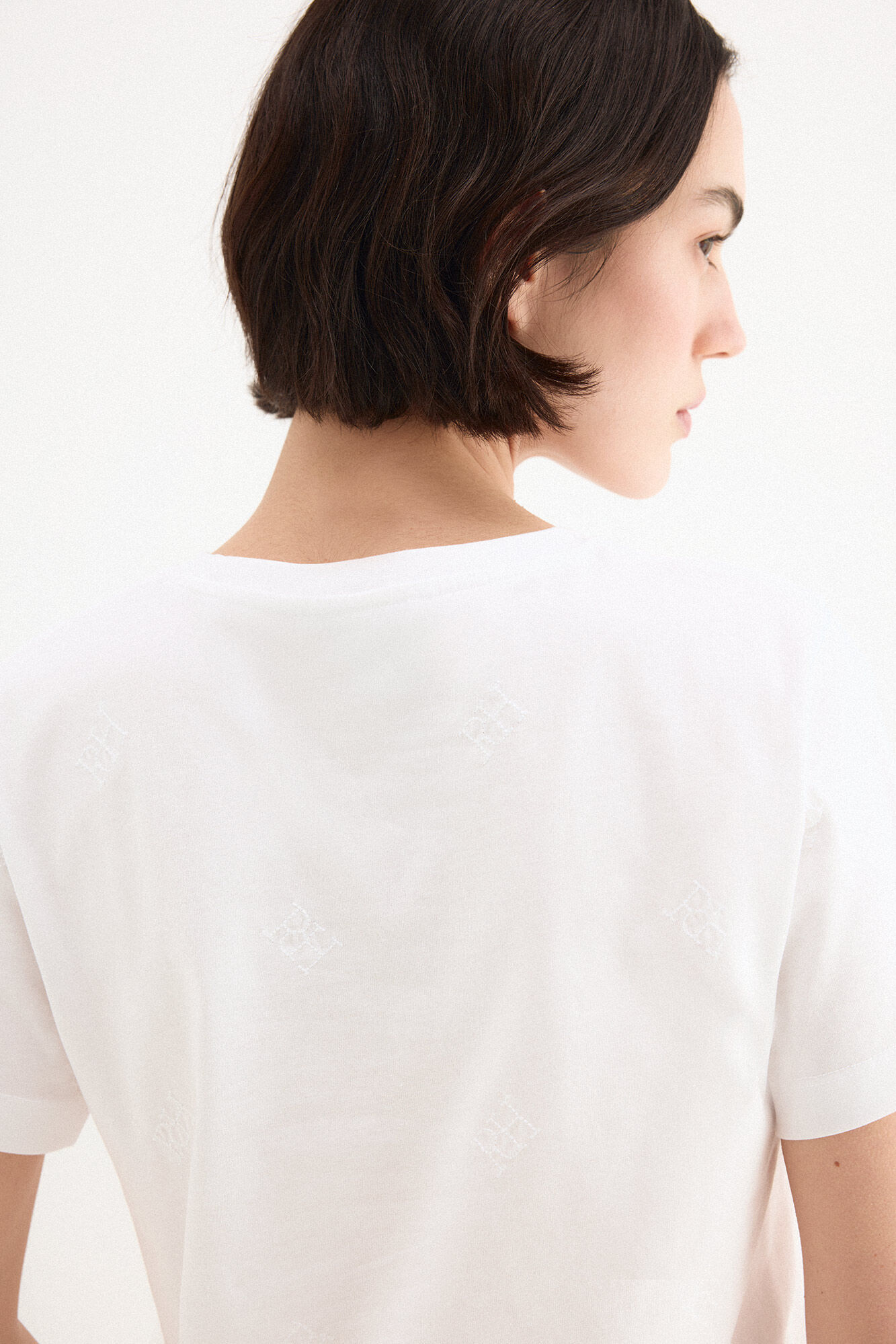 Pedro del Hierro Multi-logo T-shirt pdh White