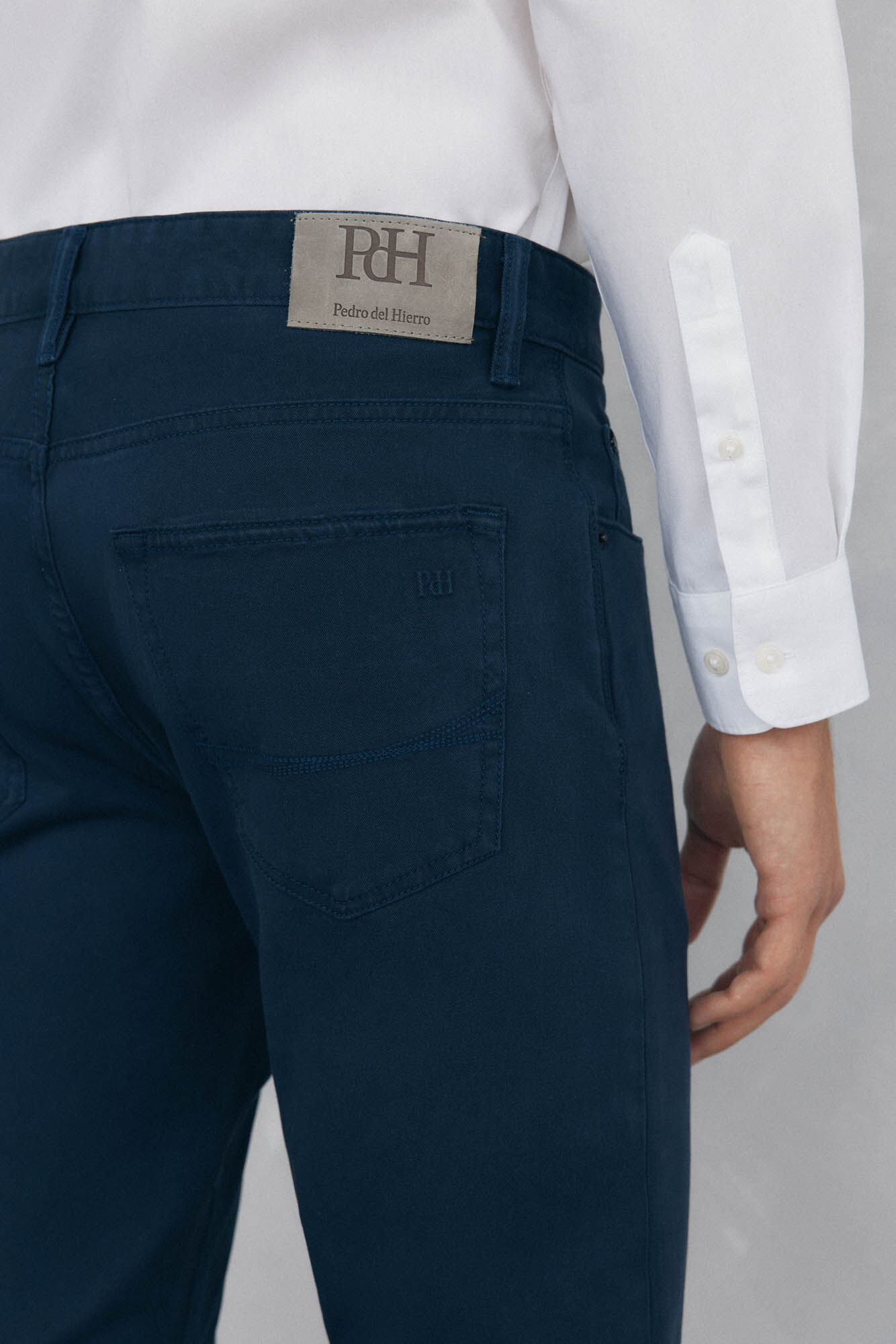 Pedro del Hierro Cal&ccedil;as 5 bolsos cor slim fit Azul