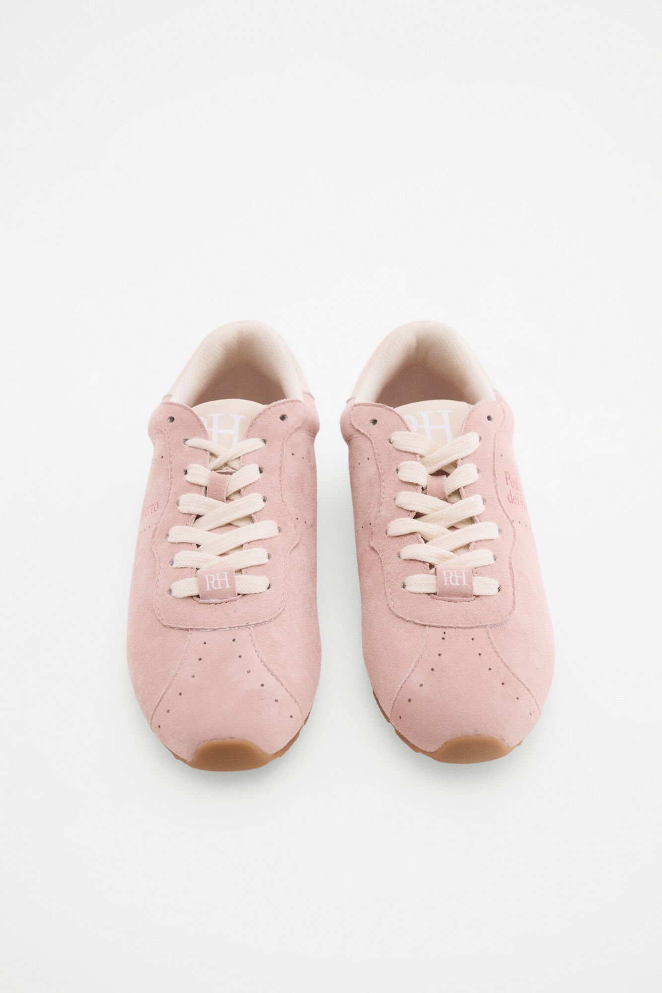 Pedro del Hierro Soft suede sneaker Pink