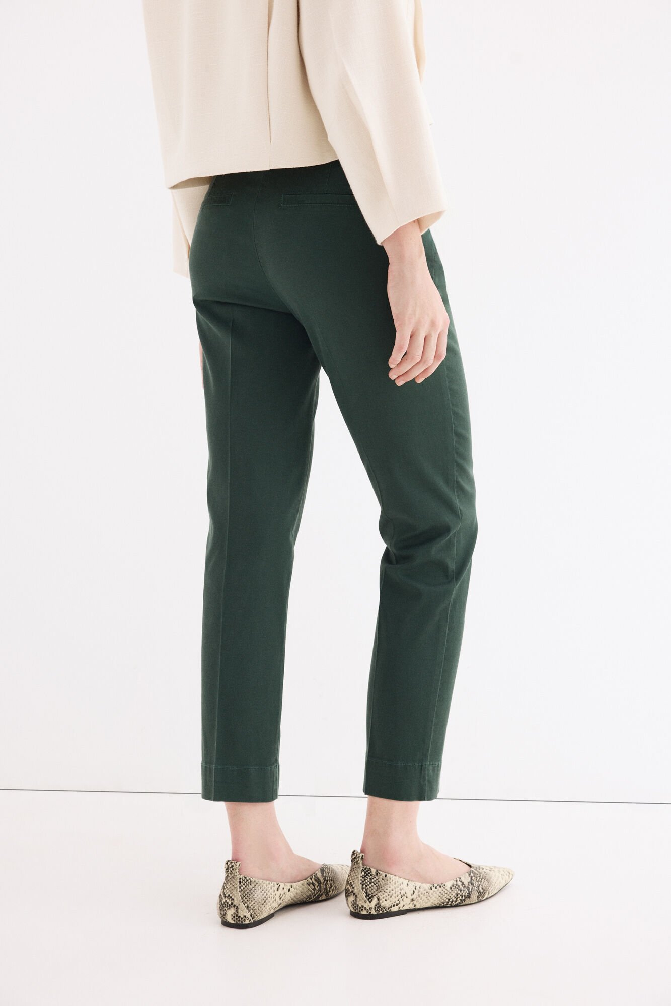 Pedro del Hierro Slim classic trousers Green