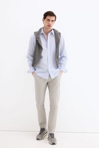 Pedro del Hierro Structured slim fit chinos