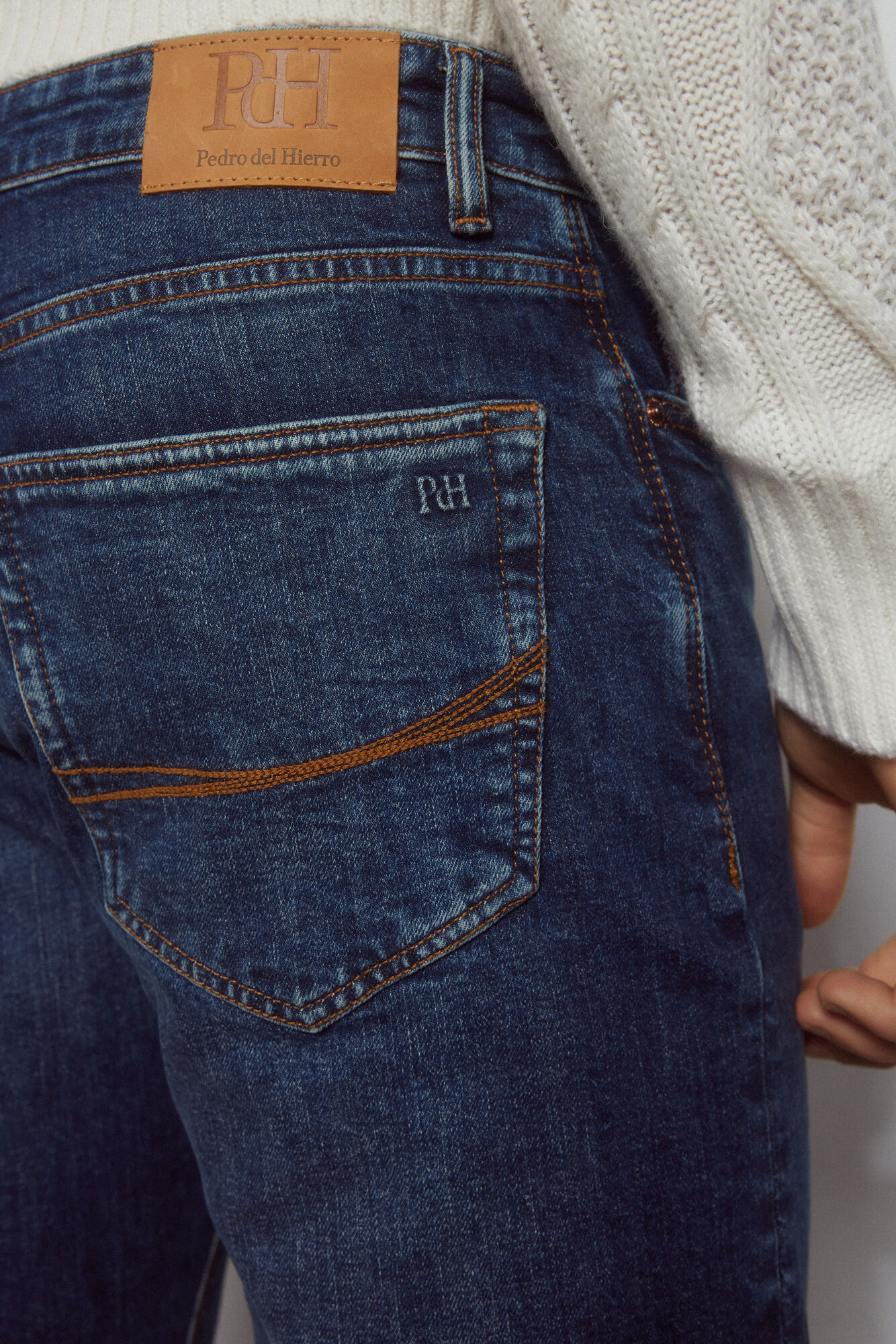 Pedro del Hierro Pantal&oacute;n vaquero slim fit Azul