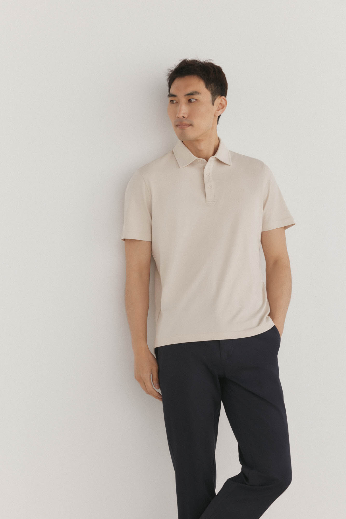 Pedro del Hierro Mercerized polo shirt