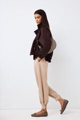 Pedro del Hierro Trousers with pleats Beige