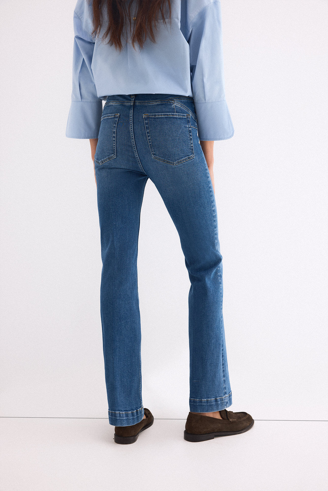 Pedro del Hierro Push up flare jeans Blue