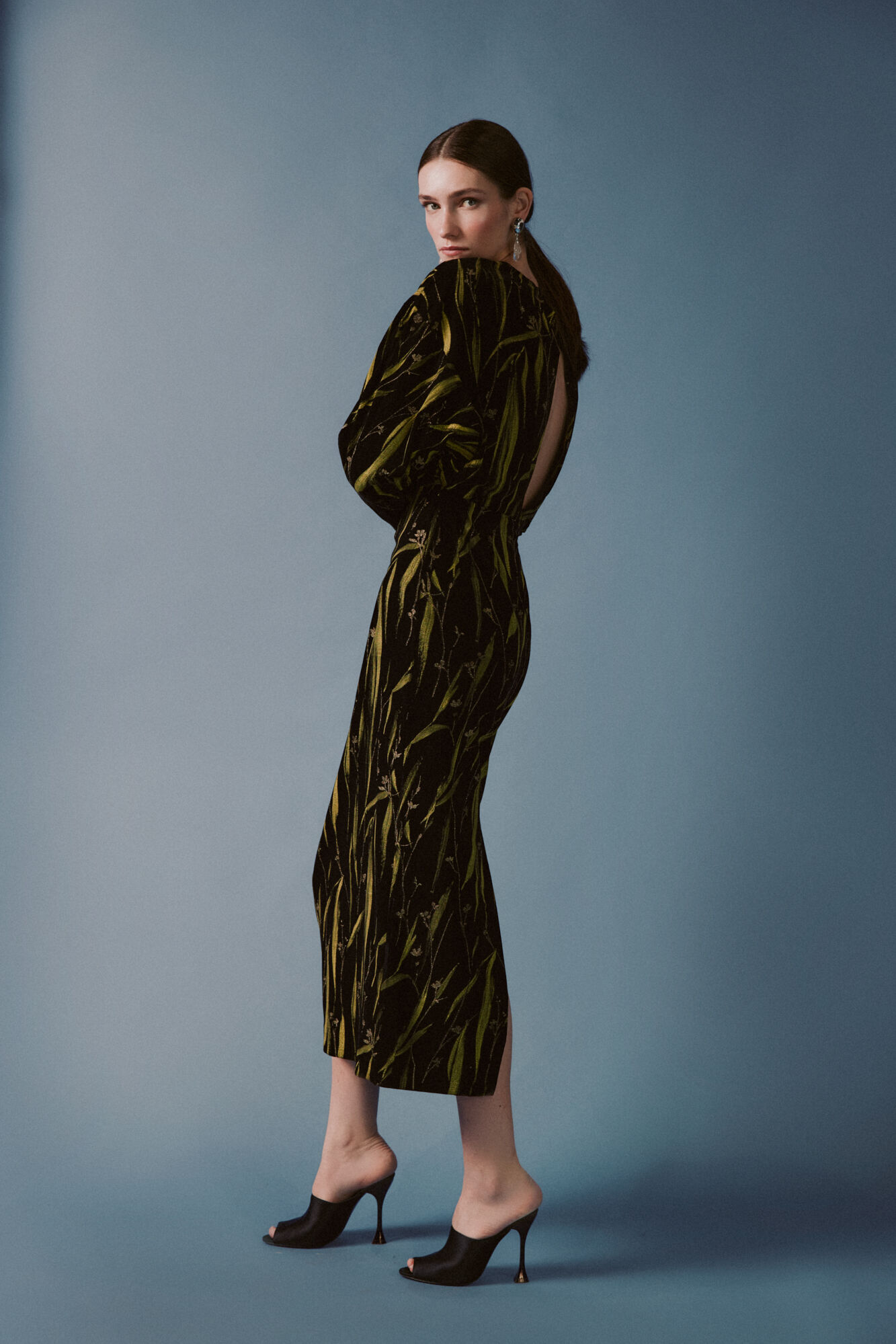 Pedro del Hierro Velvet long dress