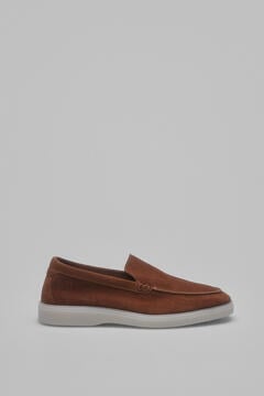 Pedro del Hierro Casual leather loafer Brown