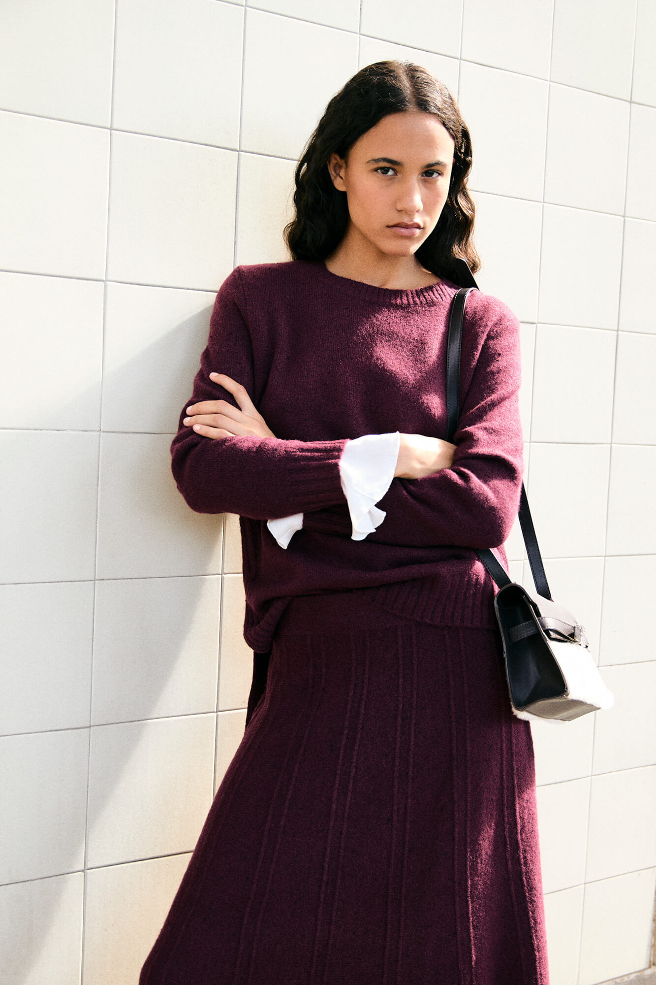 Pedro del Hierro Jersey jaspeado aberturas laterales