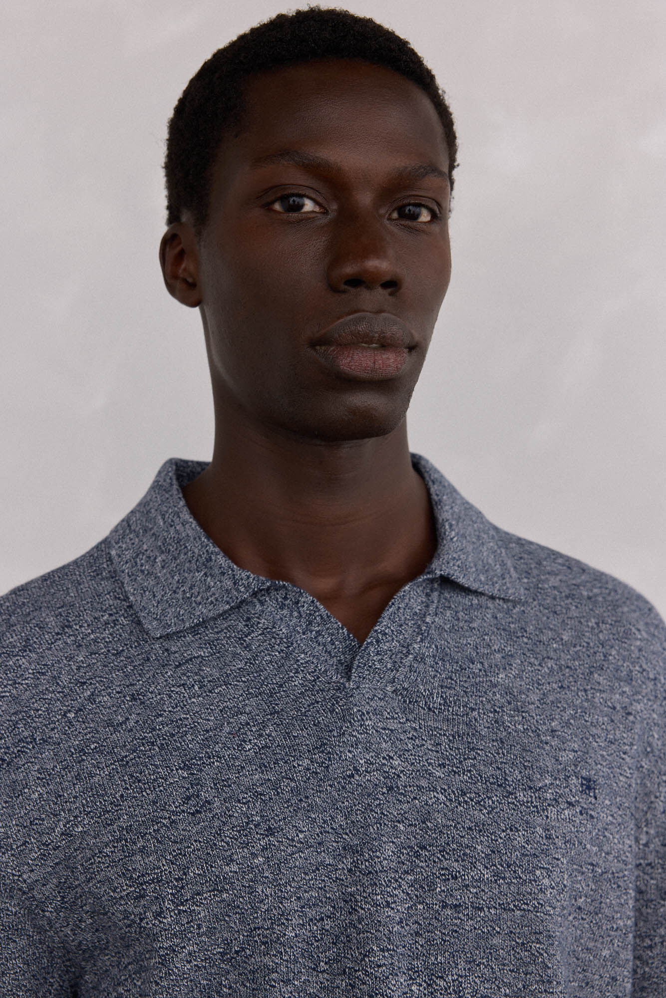 Pedro del Hierro plain twisted polo necklace Blue